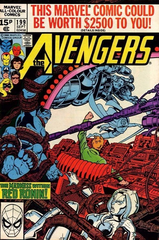 Cover of Avengers (Vol 1) #199. One of 250,000 Vintage American Comics on sale from Krypton!