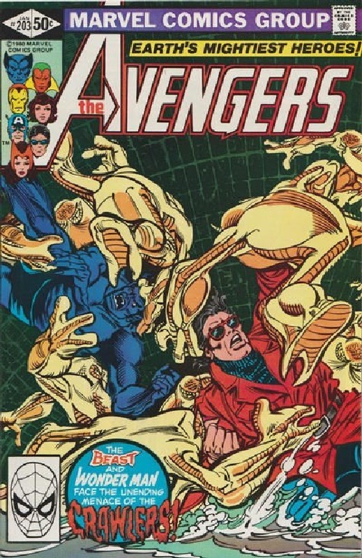 Cover of Avengers (Vol 1) #203. One of 250,000 Vintage American Comics on sale from Krypton!