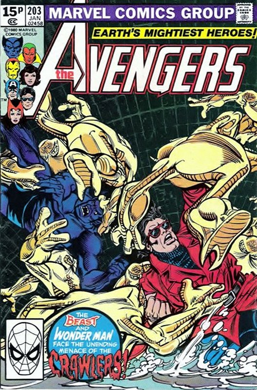 Cover of Avengers (Vol 1) #203. One of 250,000 Vintage American Comics on sale from Krypton!