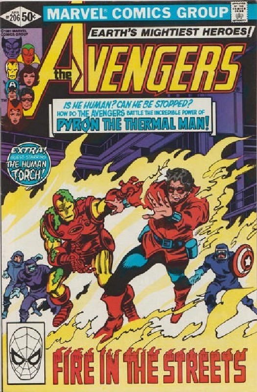 Cover of Avengers (Vol 1) #206. One of 250,000 Vintage American Comics on sale from Krypton!