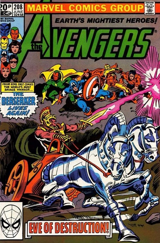 Cover of Avengers (Vol 1) #208. One of 250,000 Vintage American Comics on sale from Krypton!
