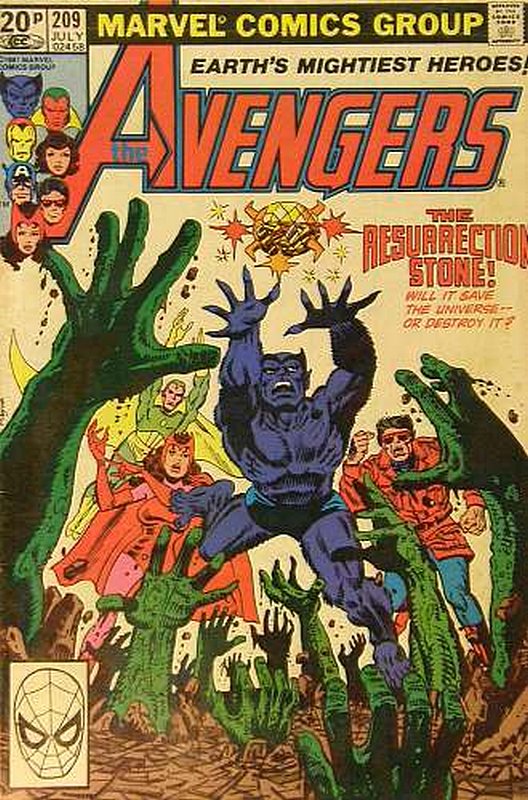 Cover of Avengers (Vol 1) #209. One of 250,000 Vintage American Comics on sale from Krypton!