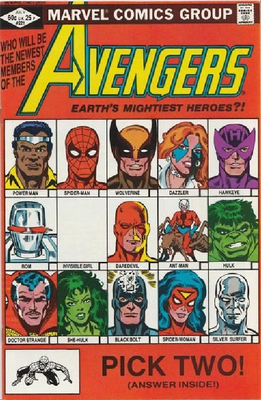 Cover of Avengers (Vol 1) #221. One of 250,000 Vintage American Comics on sale from Krypton!