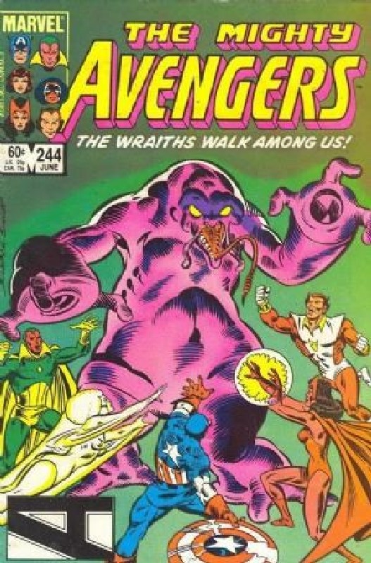 Cover of Avengers (Vol 1) #244. One of 250,000 Vintage American Comics on sale from Krypton!