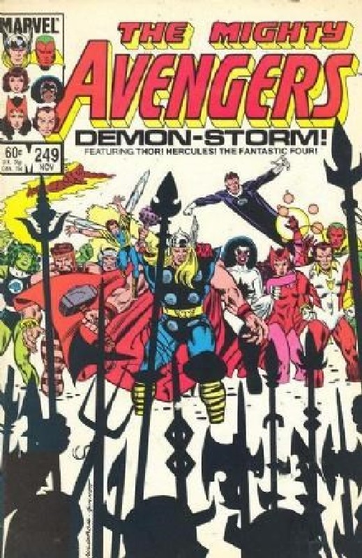 Cover of Avengers (Vol 1) #249. One of 250,000 Vintage American Comics on sale from Krypton!