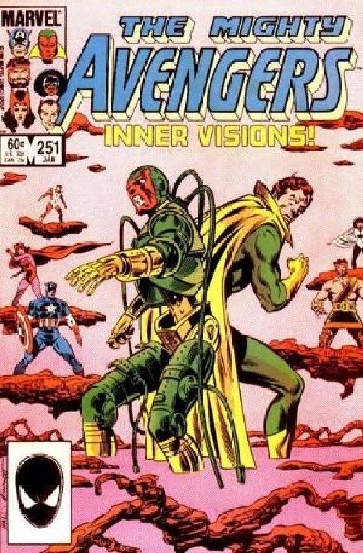 Cover of Avengers (Vol 1) #251. One of 250,000 Vintage American Comics on sale from Krypton!