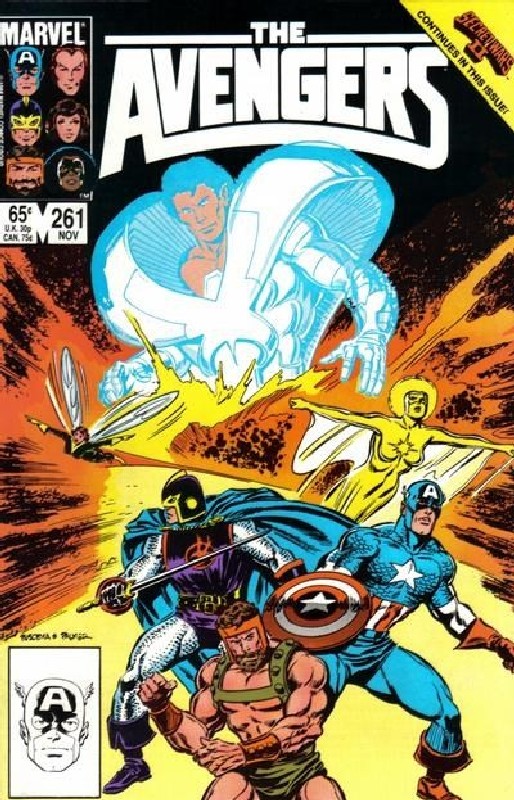 Cover of Avengers (Vol 1) #261. One of 250,000 Vintage American Comics on sale from Krypton!
