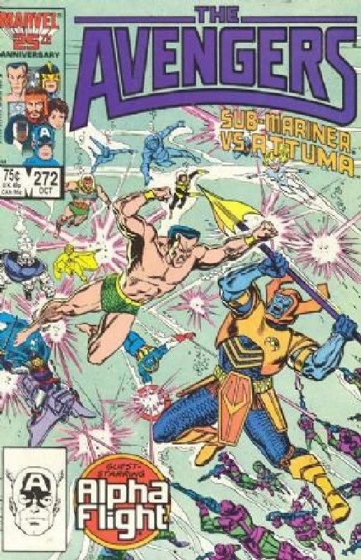 Cover of Avengers (Vol 1) #272. One of 250,000 Vintage American Comics on sale from Krypton!