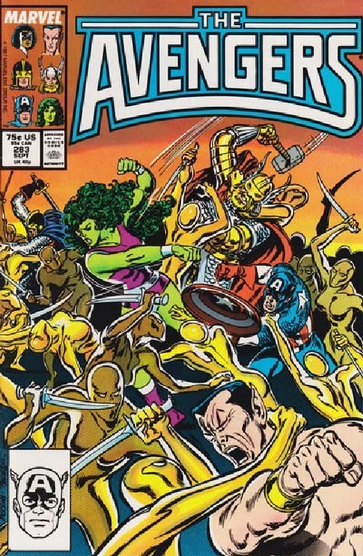 Cover of Avengers (Vol 1) #283. One of 250,000 Vintage American Comics on sale from Krypton!