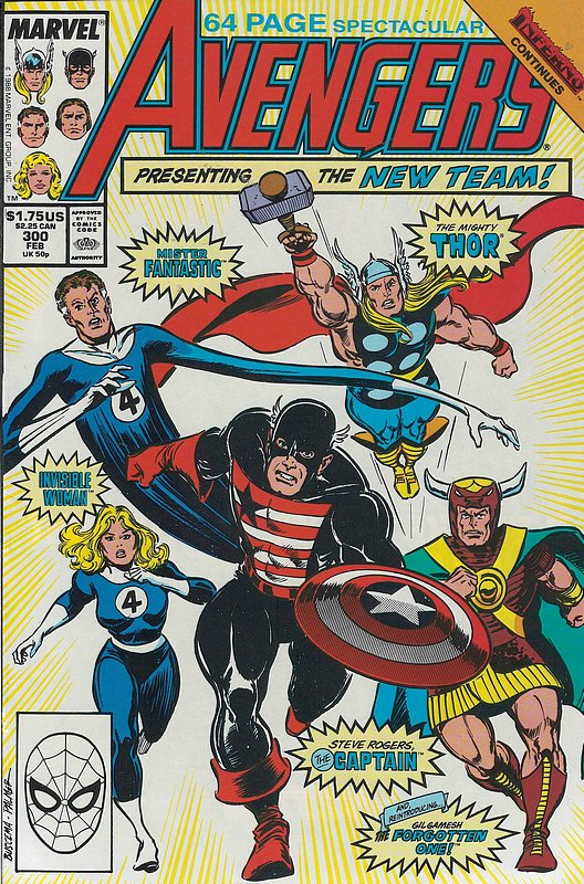 Cover of Avengers (Vol 1) #300. One of 250,000 Vintage American Comics on sale from Krypton!