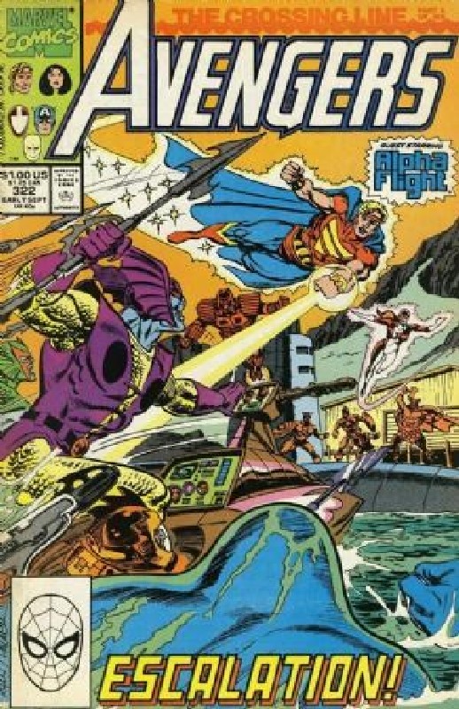 Cover of Avengers (Vol 1) #322. One of 250,000 Vintage American Comics on sale from Krypton!