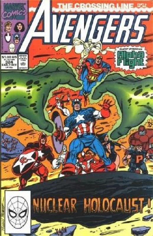 Cover of Avengers (Vol 1) #324. One of 250,000 Vintage American Comics on sale from Krypton!