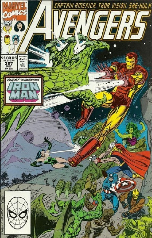 Cover of Avengers (Vol 1) #327. One of 250,000 Vintage American Comics on sale from Krypton!