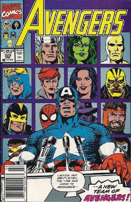 Cover of Avengers (Vol 1) #329. One of 250,000 Vintage American Comics on sale from Krypton!
