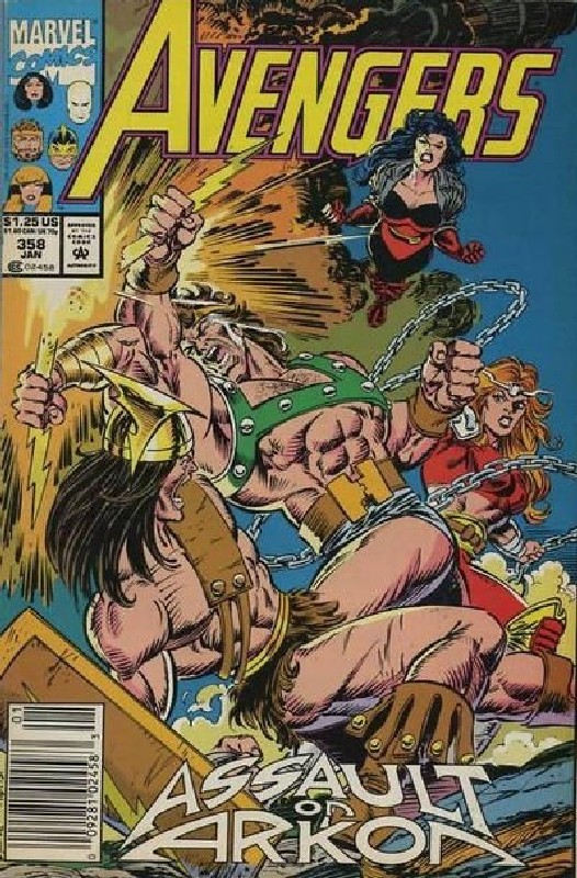 Cover of Avengers (Vol 1) #358. One of 250,000 Vintage American Comics on sale from Krypton!