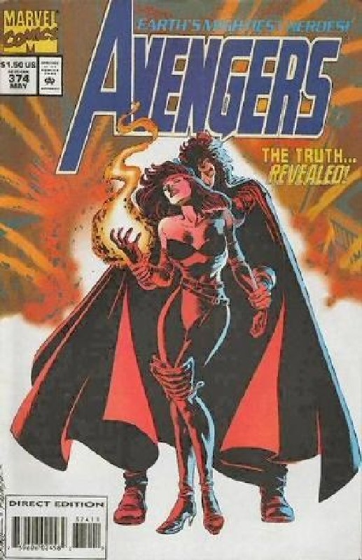 Cover of Avengers (Vol 1) #374. One of 250,000 Vintage American Comics on sale from Krypton!