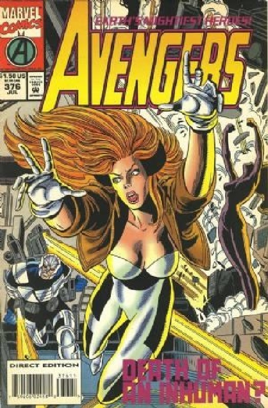 Cover of Avengers (Vol 1) #376. One of 250,000 Vintage American Comics on sale from Krypton!
