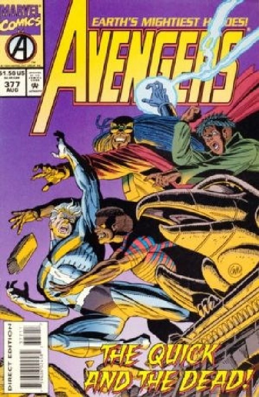 Cover of Avengers (Vol 1) #377. One of 250,000 Vintage American Comics on sale from Krypton!