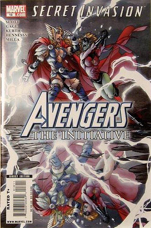 Cover of Avengers: Initiative (Vol 1) #18. One of 250,000 Vintage American Comics on sale from Krypton!