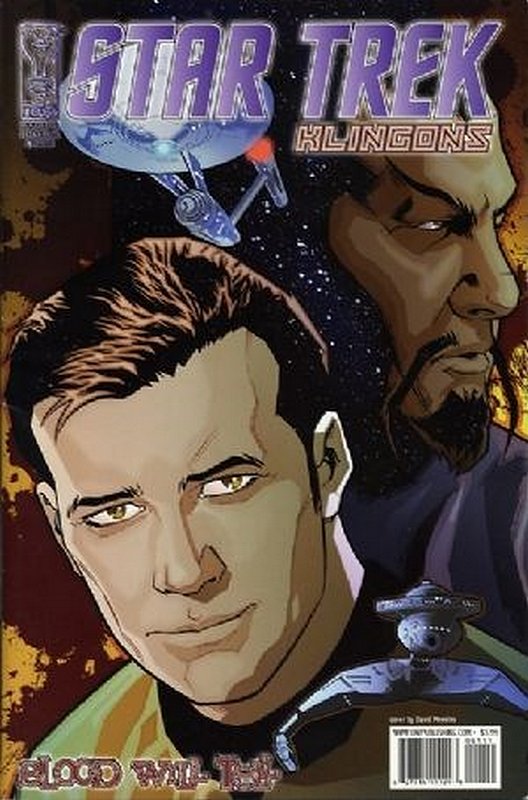 Cover of Star Trek: Klingons - Blood Will Tell (2007 Ltd) #1. One of 250,000 Vintage American Comics on sale from Krypton!