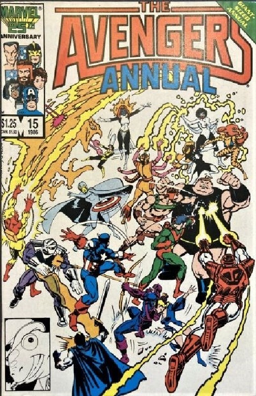 Cover of Avengers Annual (Vol 1) #15. One of 250,000 Vintage American Comics on sale from Krypton!