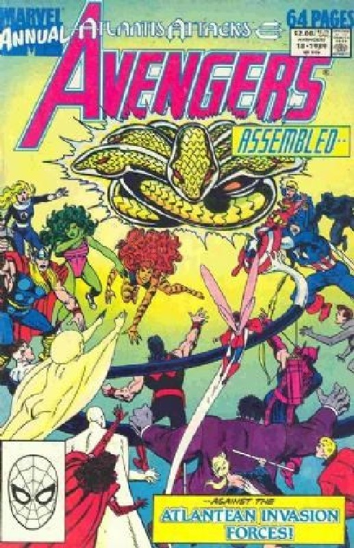 Cover of Avengers Annual (Vol 1) #18. One of 250,000 Vintage American Comics on sale from Krypton!