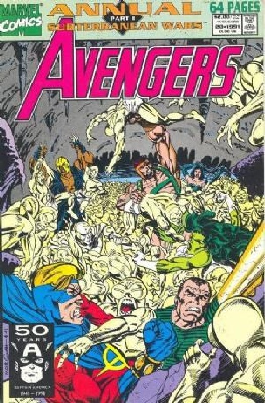 Cover of Avengers Annual (Vol 1) #20. One of 250,000 Vintage American Comics on sale from Krypton!