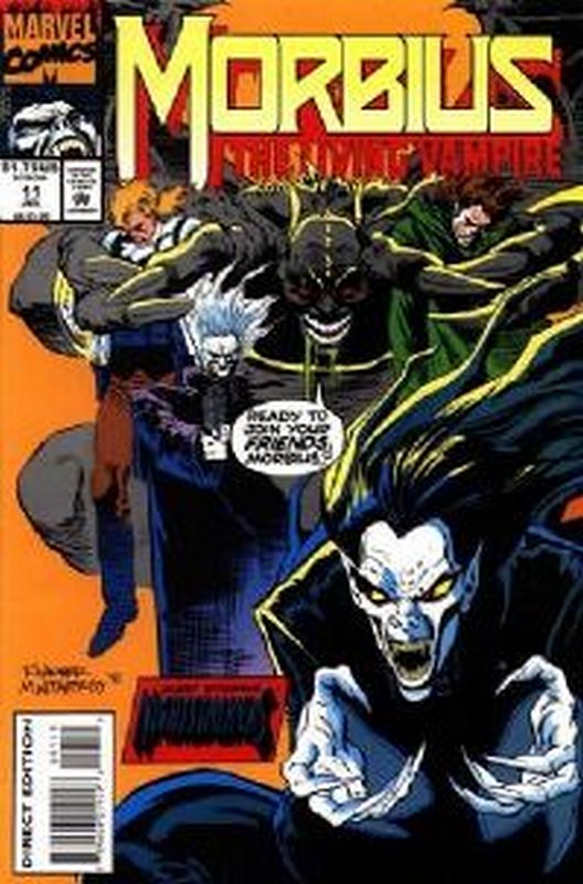Cover of Morbius: Living Vampire (Vol 1) #11. One of 250,000 Vintage American Comics on sale from Krypton!