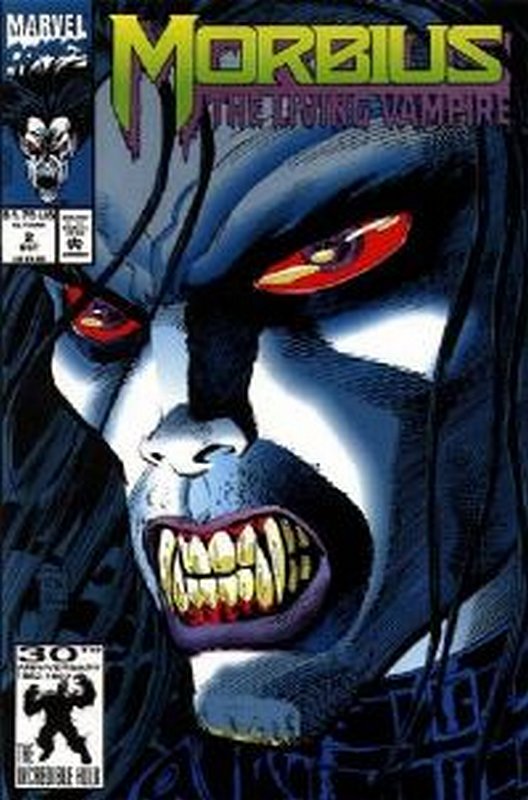 Cover of Morbius: Living Vampire (Vol 1) #2. One of 250,000 Vintage American Comics on sale from Krypton!