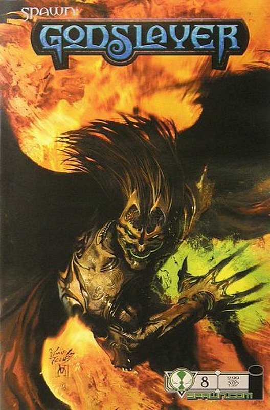 Cover of Spawn: Godslayer (Vol 1) #8. One of 250,000 Vintage American Comics on sale from Krypton!