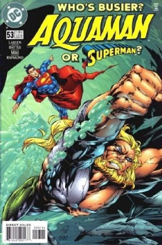 Cover of Aquaman (Vol 3) #53. One of 250,000 Vintage American Comics on sale from Krypton!