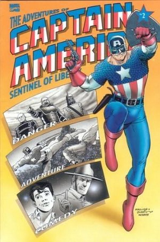 Cover of Adventures of Captain America (1991 Ltd) #2. One of 250,000 Vintage American Comics on sale from Krypton!