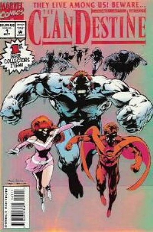 Cover of Clandestine (Vol 1) #1. One of 250,000 Vintage American Comics on sale from Krypton!