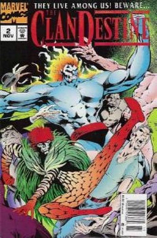Cover of Clandestine (Vol 1) #2. One of 250,000 Vintage American Comics on sale from Krypton!