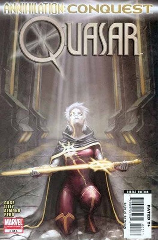 Cover of Annihilation Conquest: Quasar (2007 Ltd) #3. One of 250,000 Vintage American Comics on sale from Krypton!