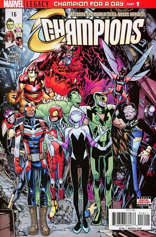 Cover of Champions (Vol 2) The #16. One of 250,000 Vintage American Comics on sale from Krypton!