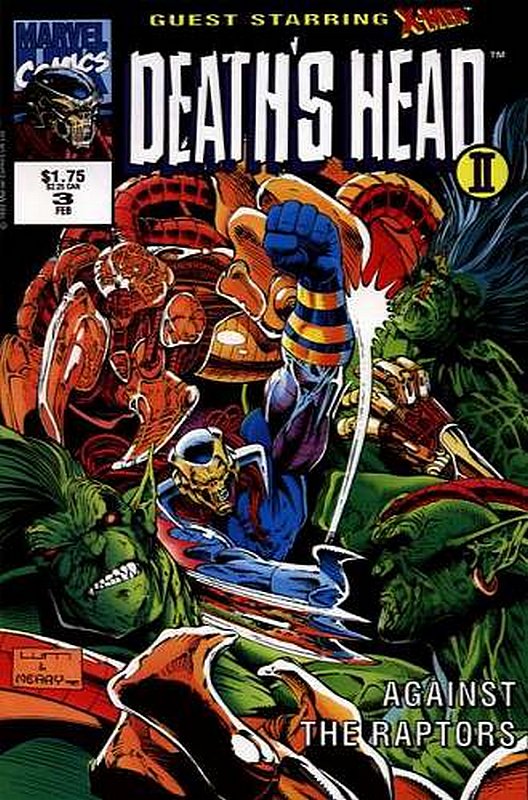 Cover of Deaths Head II (Vol 1) #3. One of 250,000 Vintage American Comics on sale from Krypton!
