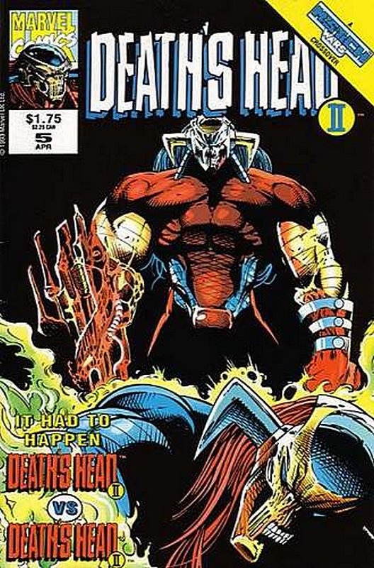 Cover of Deaths Head II (Vol 1) #5. One of 250,000 Vintage American Comics on sale from Krypton!
