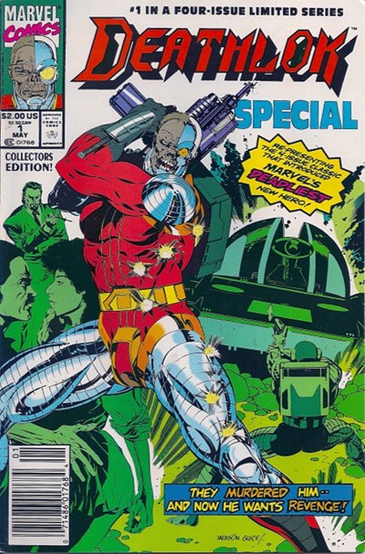 Cover of Deathlok Special (1991) #1. One of 250,000 Vintage American Comics on sale from Krypton!