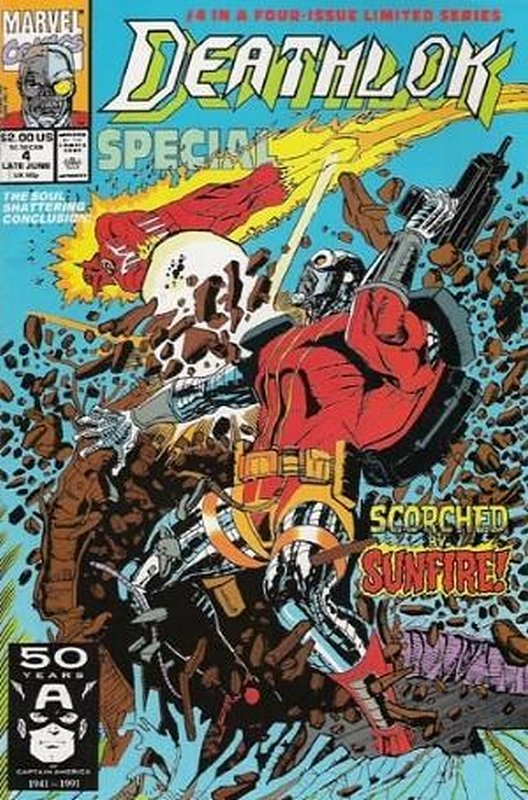Cover of Deathlok Special (1991) #4. One of 250,000 Vintage American Comics on sale from Krypton!