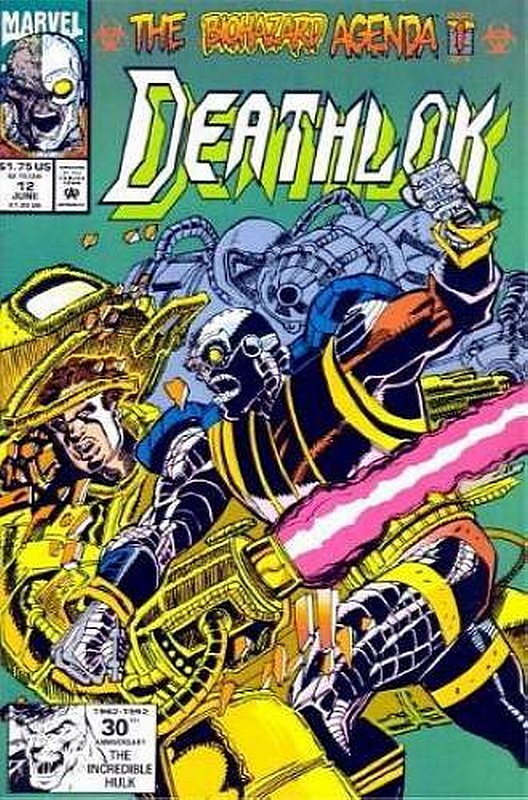 Cover of Deathlok (Vol 1) #12. One of 250,000 Vintage American Comics on sale from Krypton!