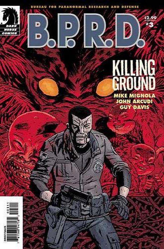 Cover of BPRD: Killing Ground (2007 Ltd) #3. One of 250,000 Vintage American Comics on sale from Krypton!