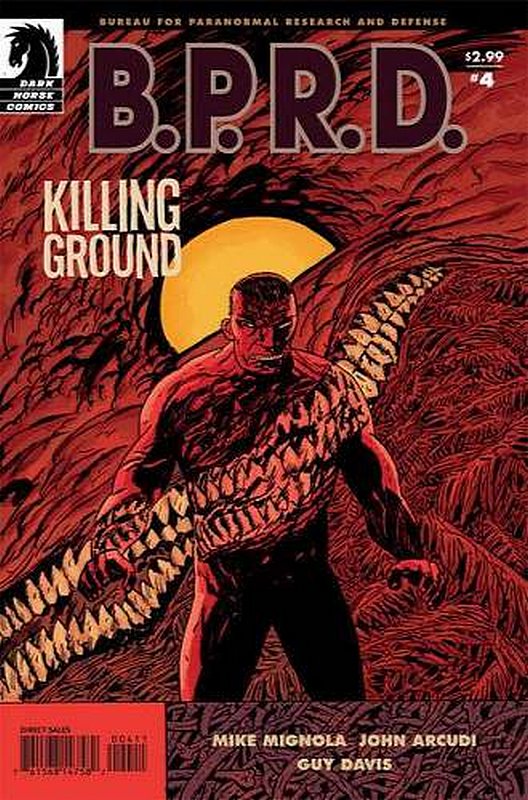 Cover of BPRD: Killing Ground (2007 Ltd) #4. One of 250,000 Vintage American Comics on sale from Krypton!