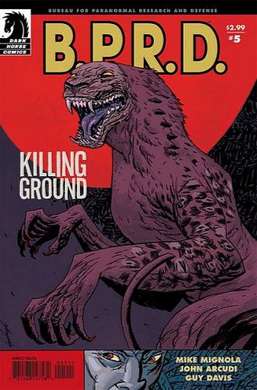 Cover of BPRD: Killing Ground (2007 Ltd) #5. One of 250,000 Vintage American Comics on sale from Krypton!