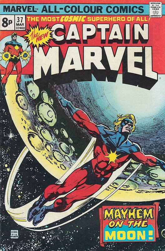 Cover of Captain Marvel (Vol 1) #37. One of 250,000 Vintage American Comics on sale from Krypton!