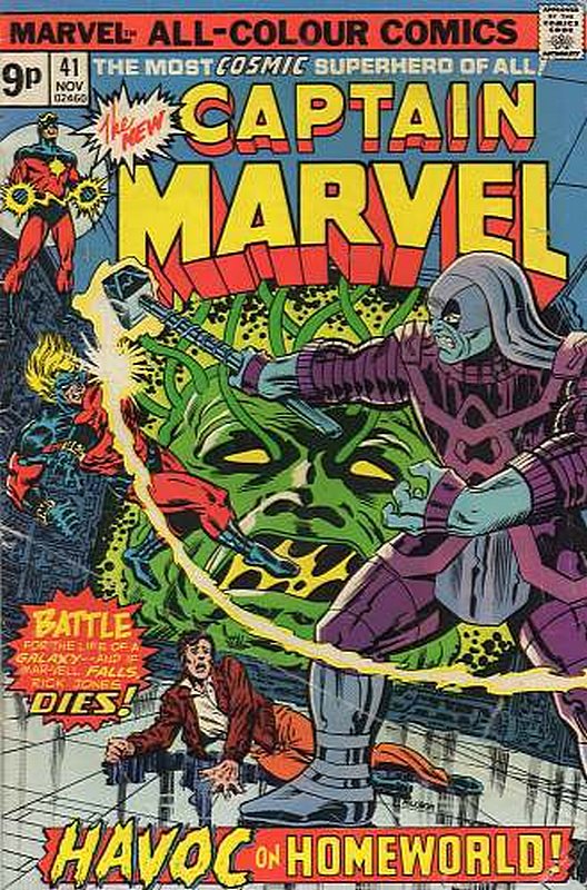Cover of Captain Marvel (Vol 1) #41. One of 250,000 Vintage American Comics on sale from Krypton!