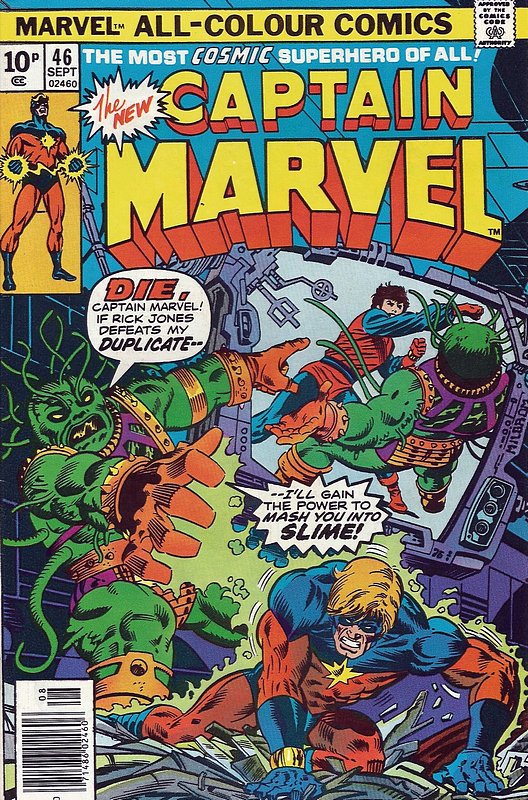 Cover of Captain Marvel (Vol 1) #46. One of 250,000 Vintage American Comics on sale from Krypton!