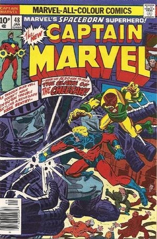 Cover of Captain Marvel (Vol 1) #48. One of 250,000 Vintage American Comics on sale from Krypton!