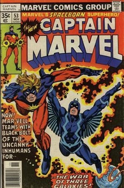 Cover of Captain Marvel (Vol 1) #53. One of 250,000 Vintage American Comics on sale from Krypton!