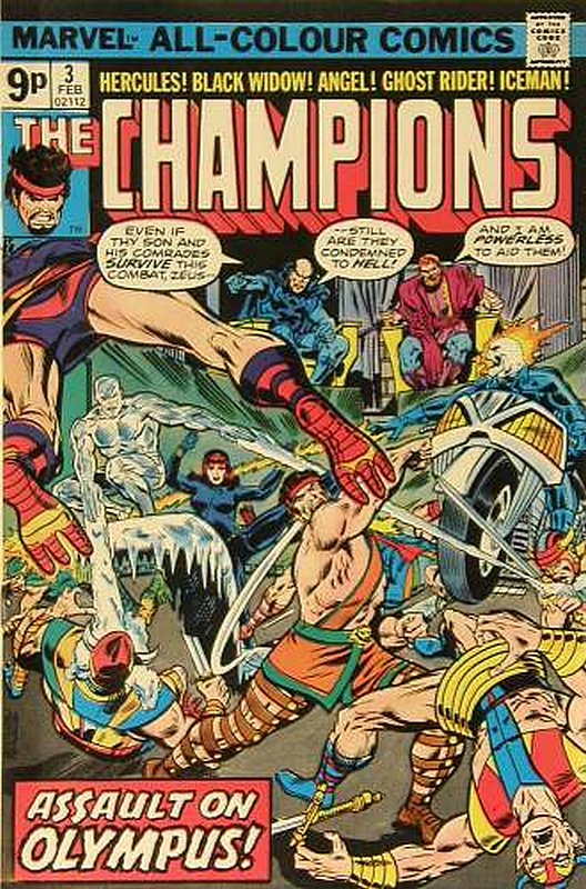 Cover of Champions (Vol 1) The #3. One of 250,000 Vintage American Comics on sale from Krypton!